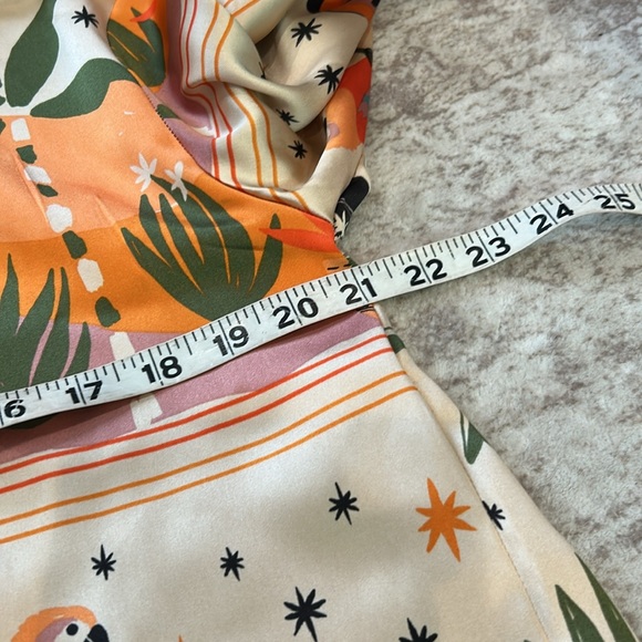 House of Harlow 1960 Vibrant Jungle Print Shirt/overshirt  Medium - Picture 5 of 8